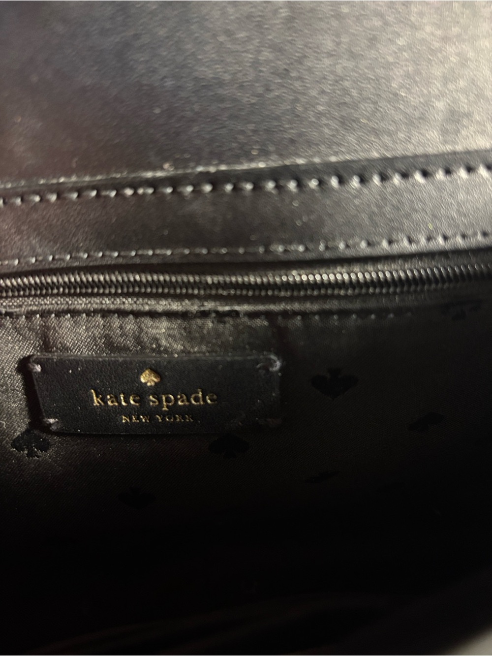 Kate Spade black smooth leather Audrey Flap Crossbody - Picture 4 of 4